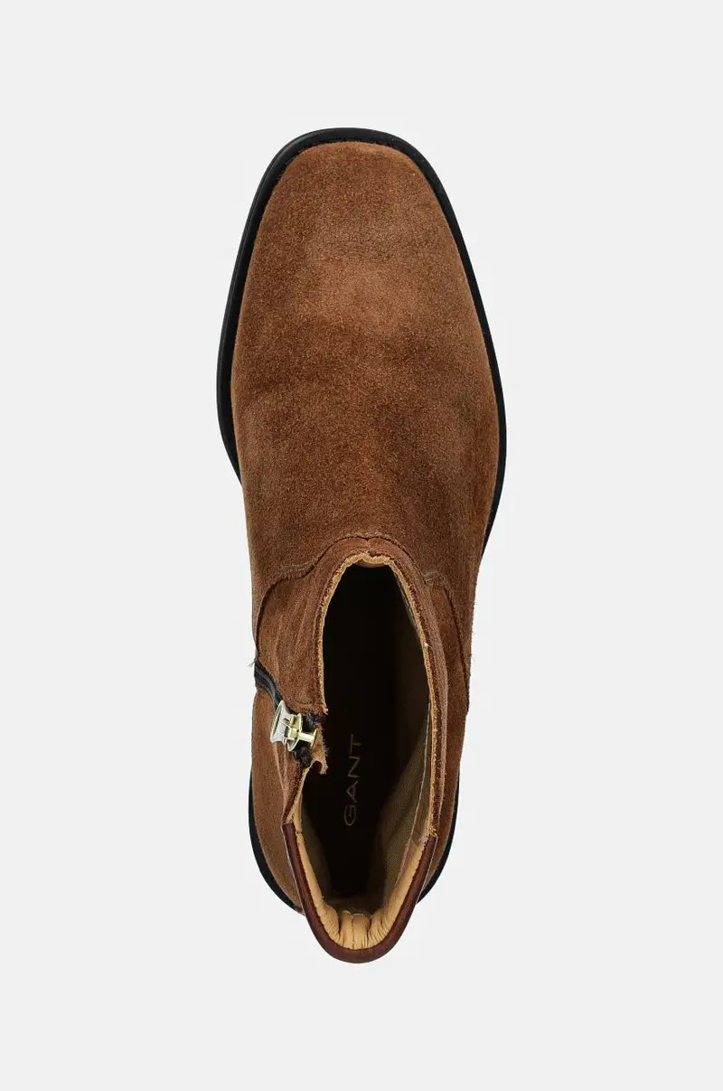 stivaletti alla caviglia in camoscio Fayy donna colore marrone 29543798 G45 miniatura 4