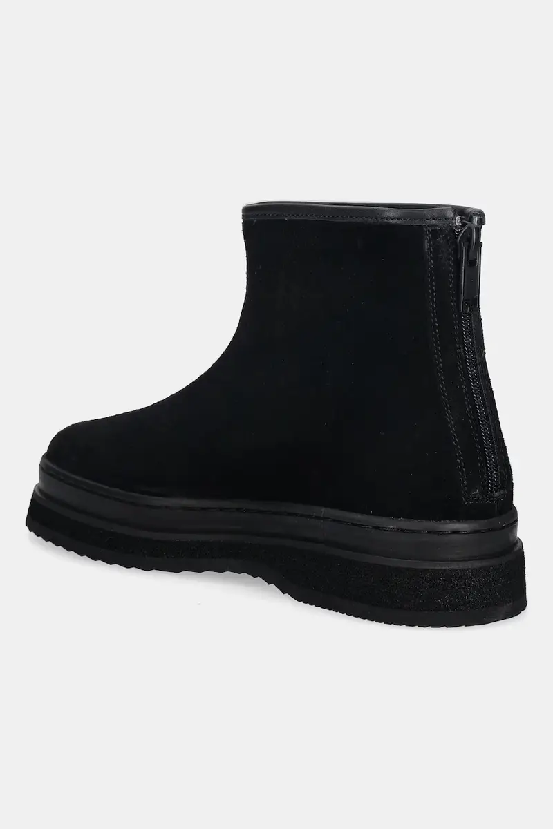 stivaletti alla caviglia in camoscio Sistown donna colore nero 31543103 miniatura 3