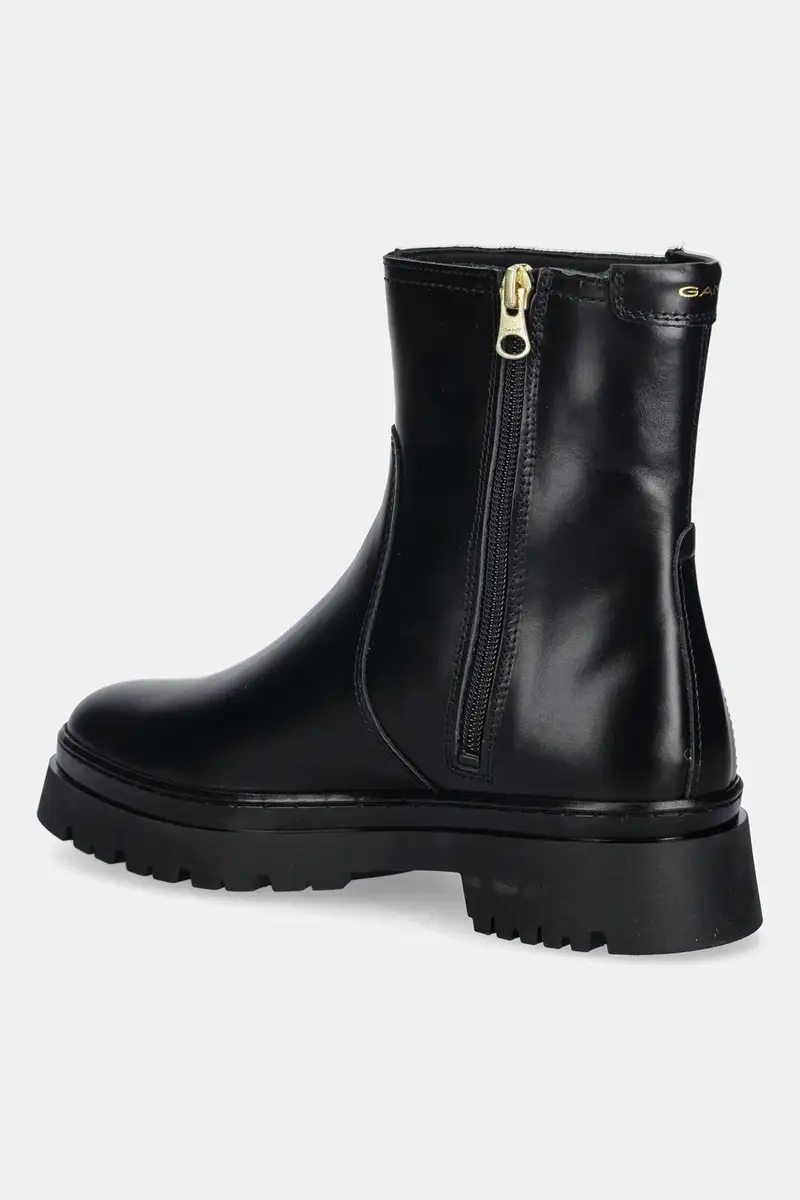 stivaletti alla caviglia in pelle Aligrey donna colore nero 31541155 miniatura 3