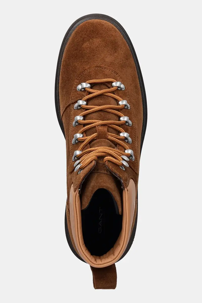 stivali da motociclista in pelle Wootlynne Marrone miniatura 4