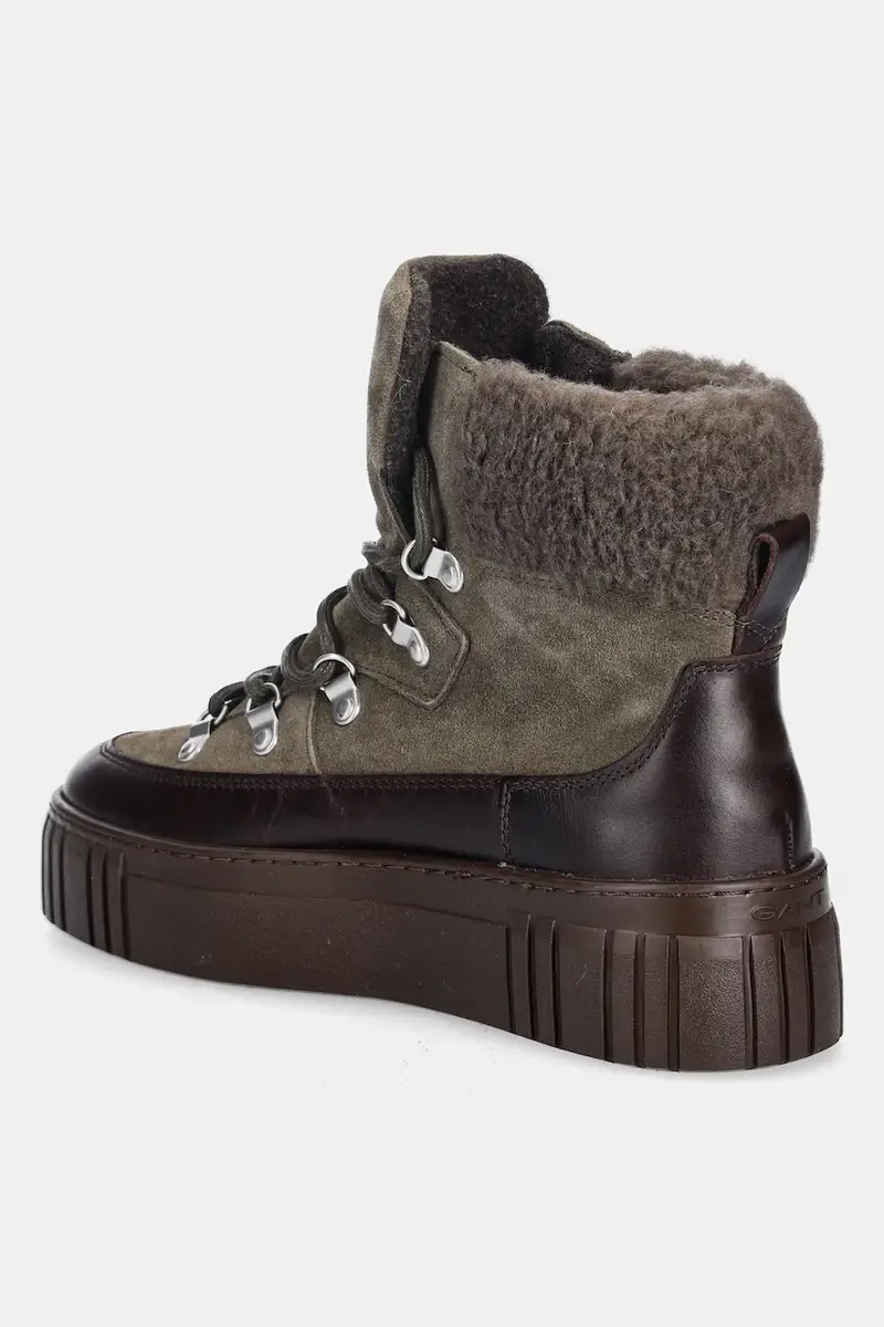 stivali da neve in pelle Snowmont colore verde 31543099 miniatura 3