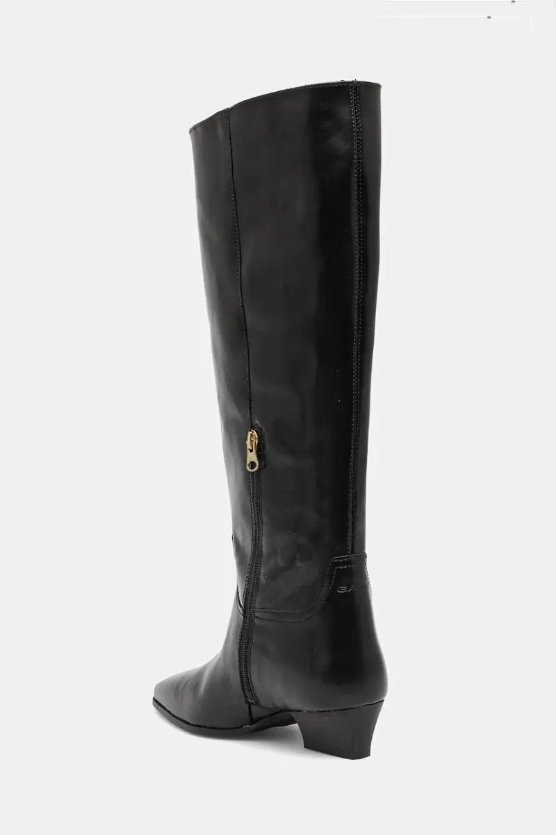 stivali in pelle Bassotte donna colore nero 31581076 miniatura 3