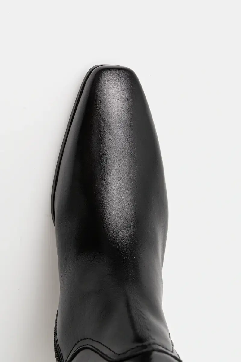 stivali in pelle Bassotte donna colore nero 31581076 miniatura 4