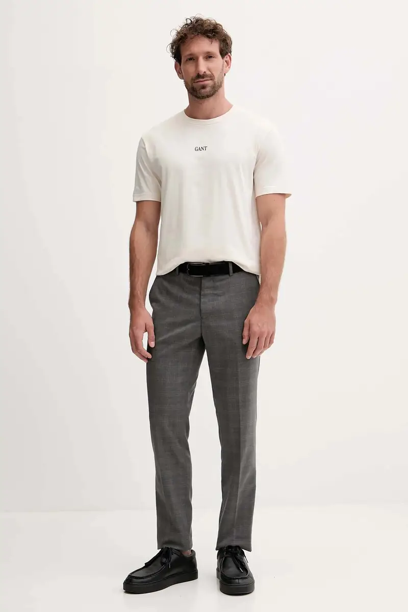 Gant T-shirt Uomo Beige 3574783 miniatura 2