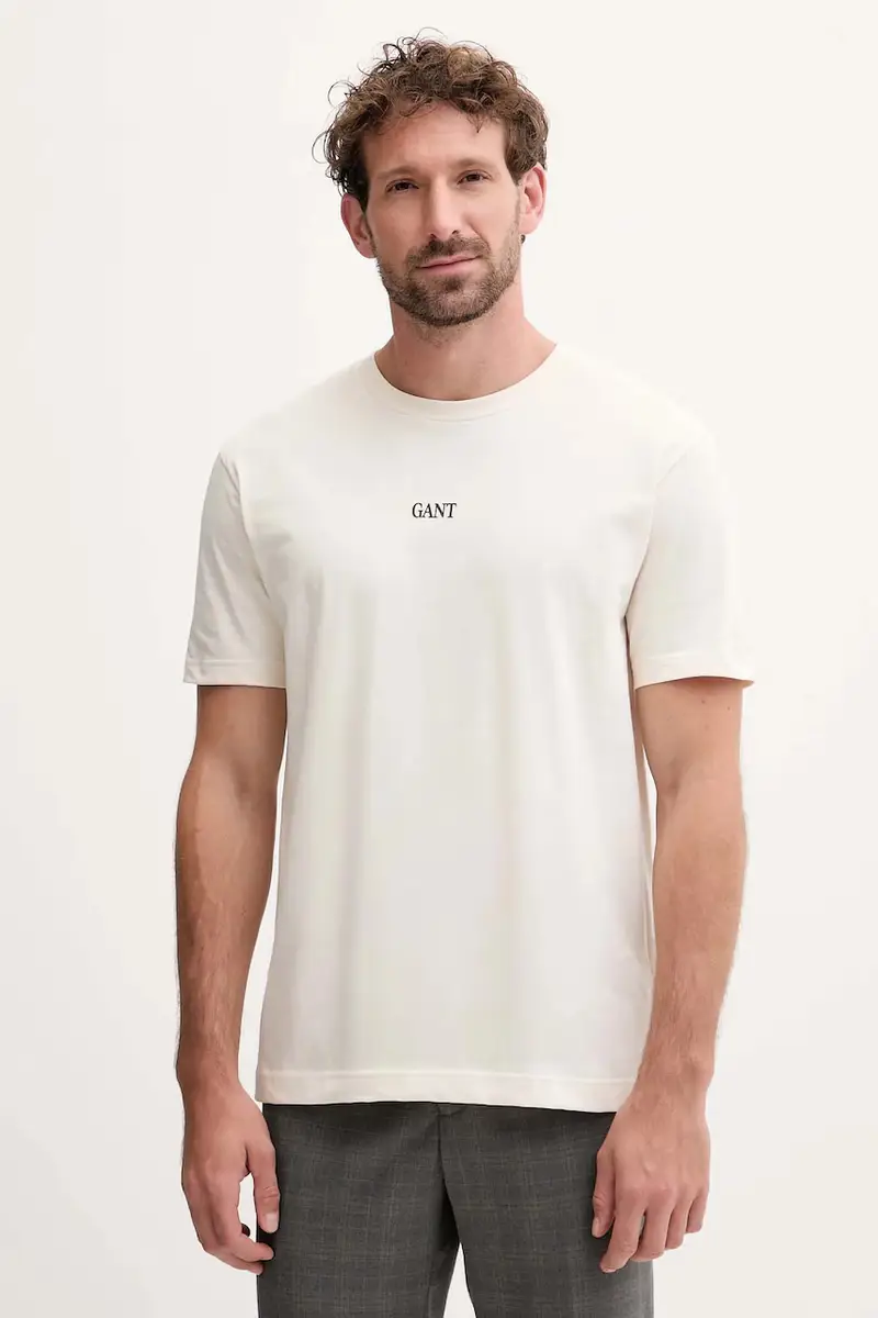 Gant T-shirt Uomo Beige 3574783
