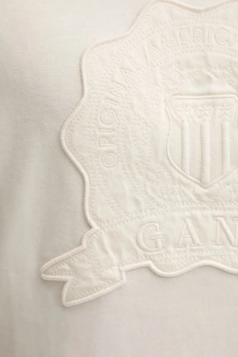 Gant T-shirt Uomo Beige 3574786 miniatura 5