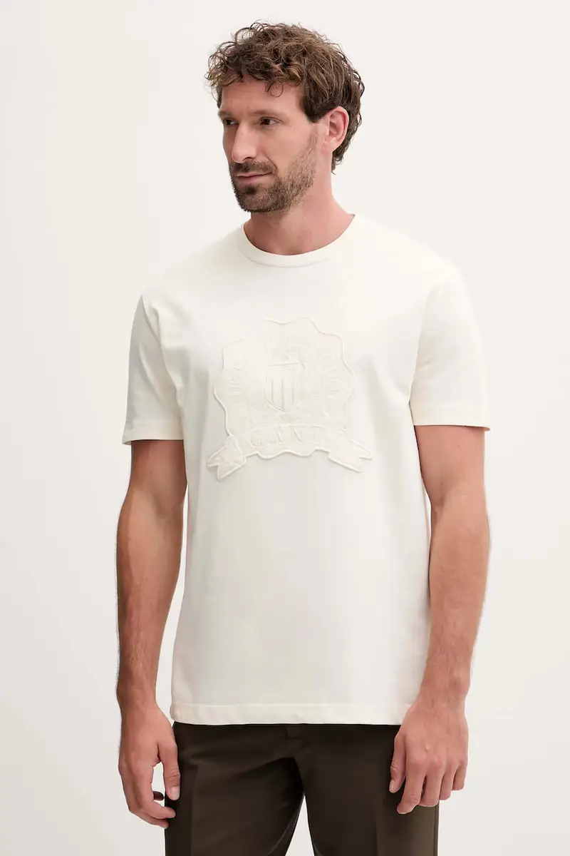 Gant T-shirt Uomo Beige 3574786