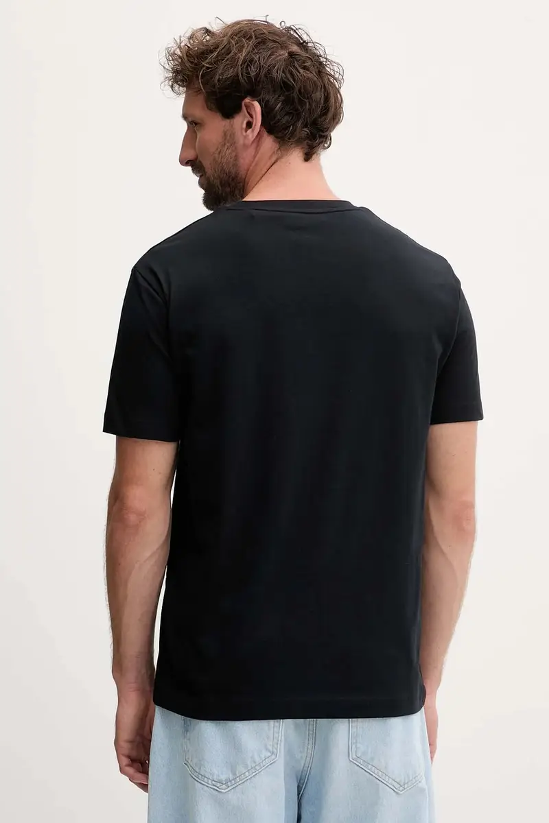Gant T-shirt Uomo Nero 3648447 miniatura 3