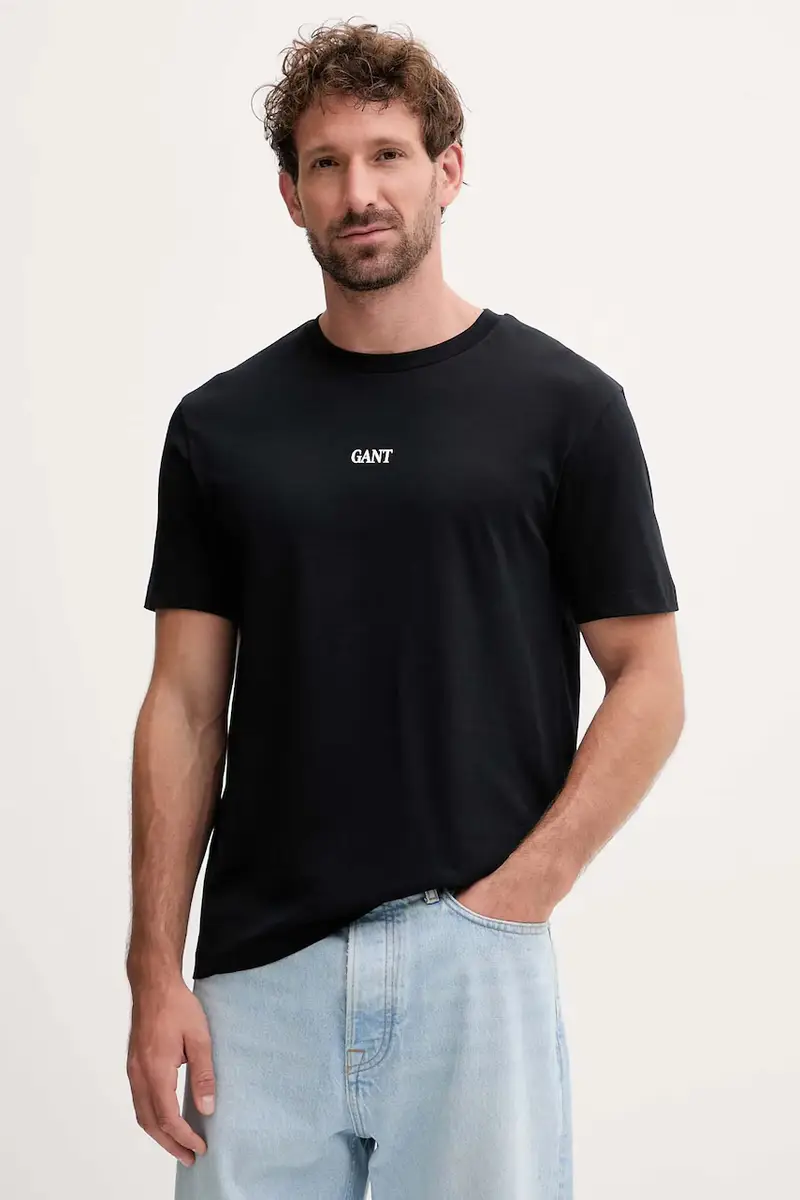 Gant T-shirt Uomo Nero 3648447