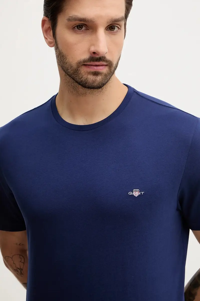 Gant T-shirt Uomo Rosa 3766446 miniatura 4