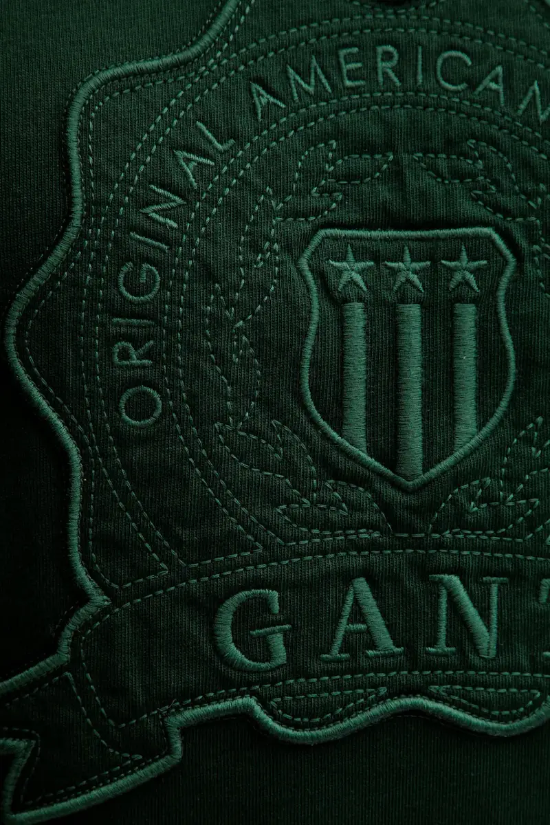 Gant T-shirt Uomo Verde 3670413 miniatura 5