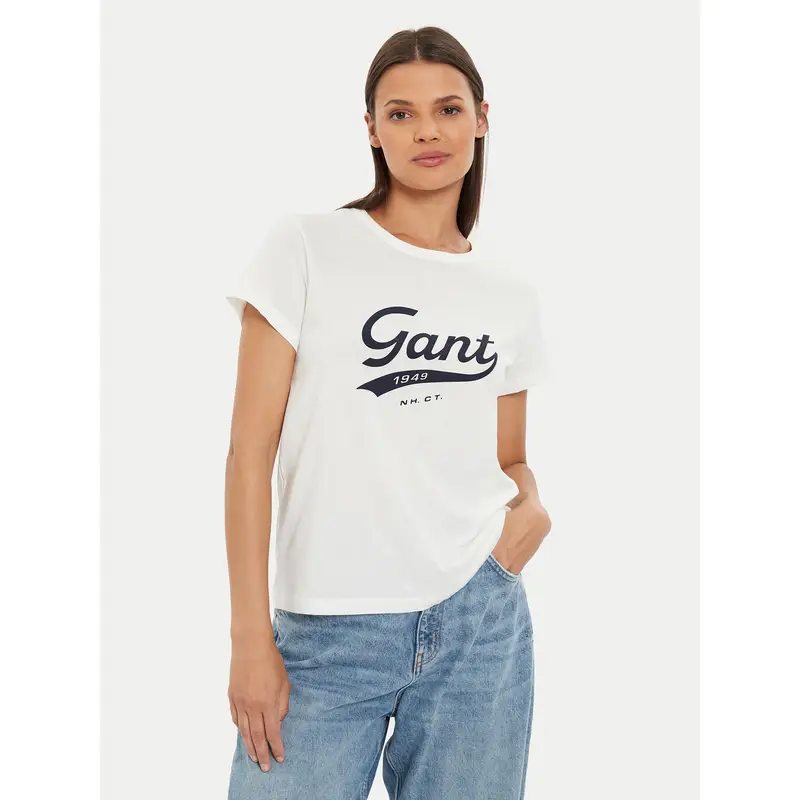 Gant T-shirt Bianco 3343175
