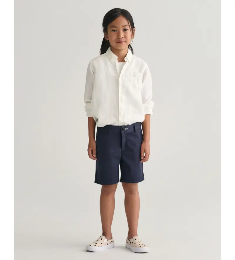 unisex per bambino 820003 Pantaloncini chino blu scuro (2años= 92cm), Casual, Cotone, Navy, moda per bambini