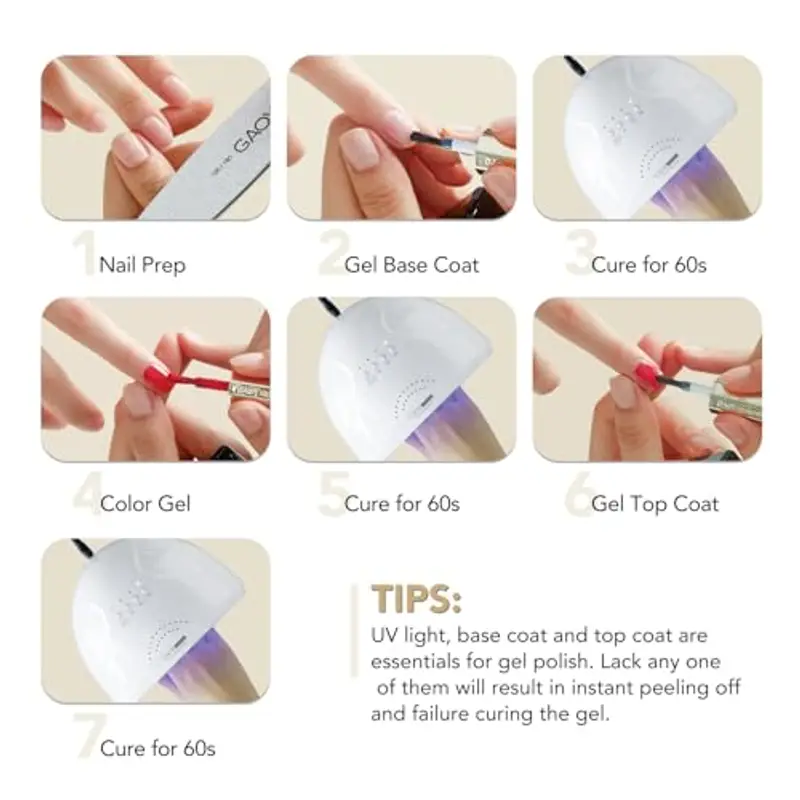 GAOY Sheer Maroon Smalto gel per unghie, 16 ml colore rosa gelatina bordeaux colore traslucido 1354 per nail art manicure e pedicure fai da te a casa, Mauve Pink miniatura 2