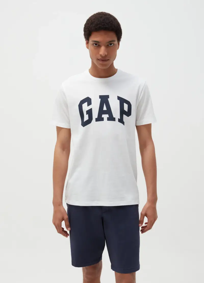 Bermuda chino in cotone e Lyocell, , Blu navy