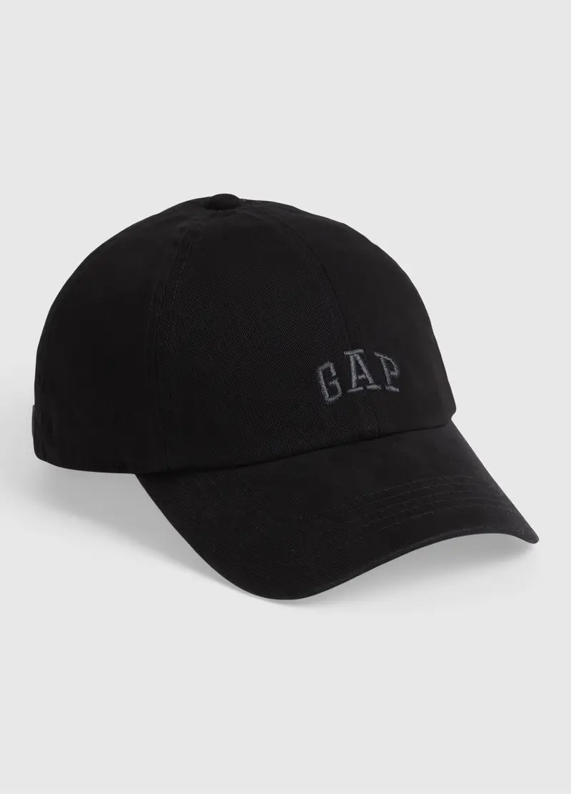 GAP, Berretto Da Baseball Con Ricamo Logo, Uomo, Nero, Taglia: TAGLIA UNICA