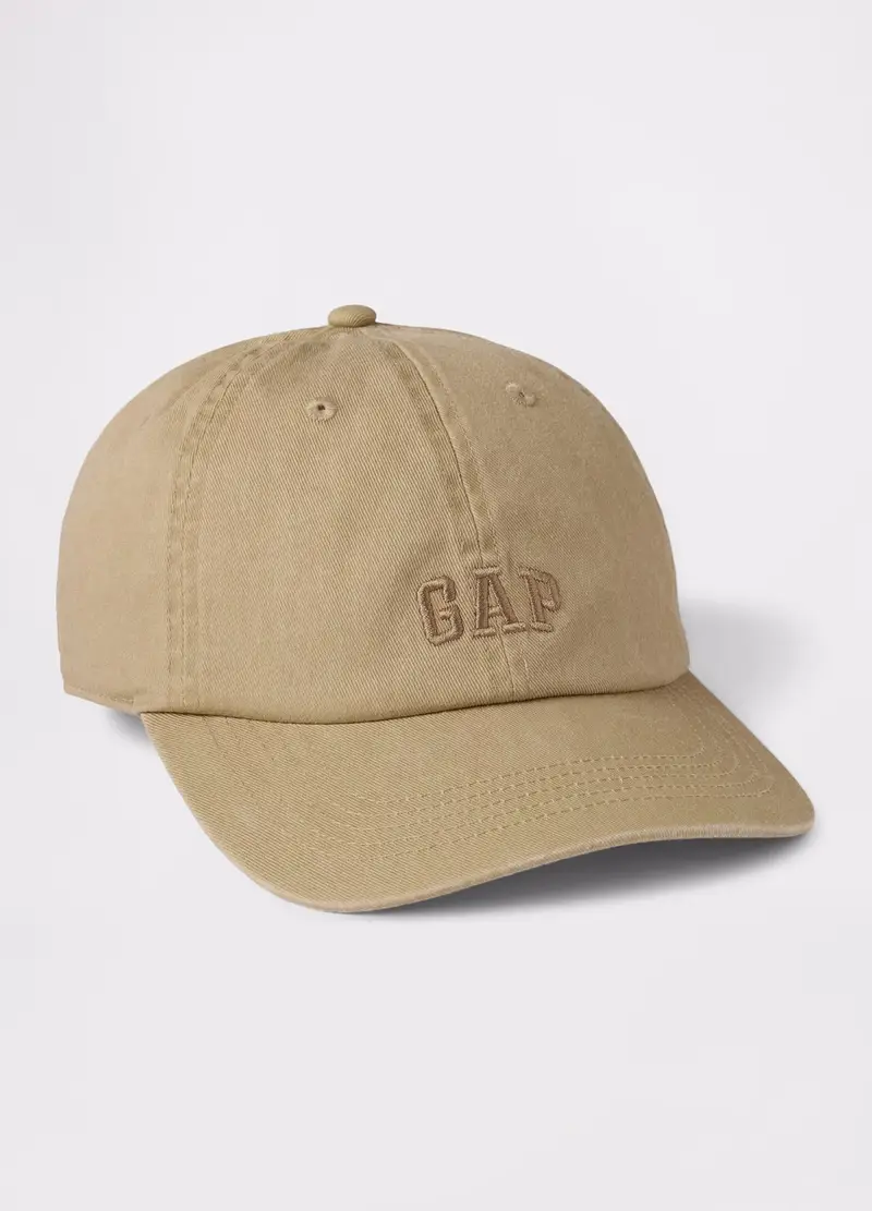 GAP, Cappello Da Baseball Beige In Cotone, Uomo, Beige, Taglia: TAGLIA UNICA