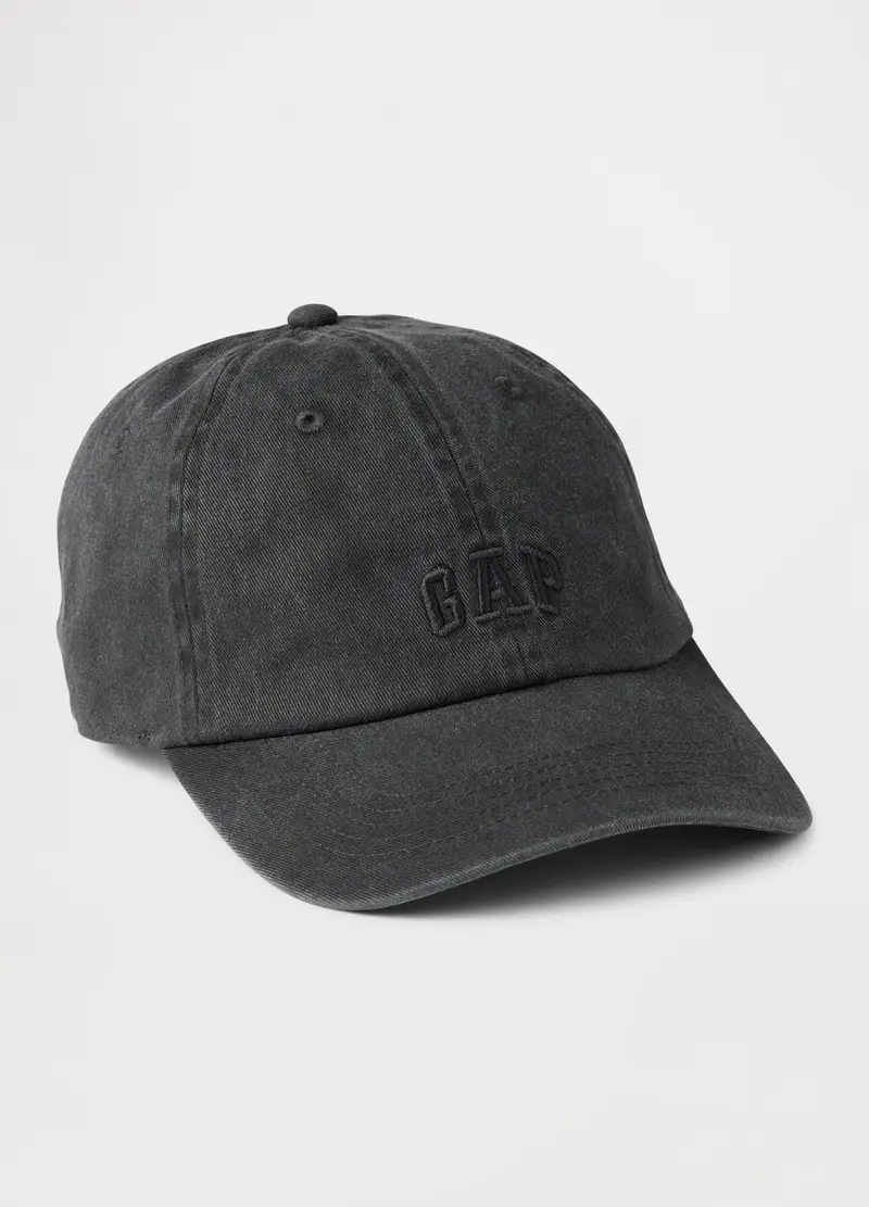 GAP, Cappello Da Baseball Nero In Cotone, Uomo, Nero, Taglia: TAGLIA UNICA