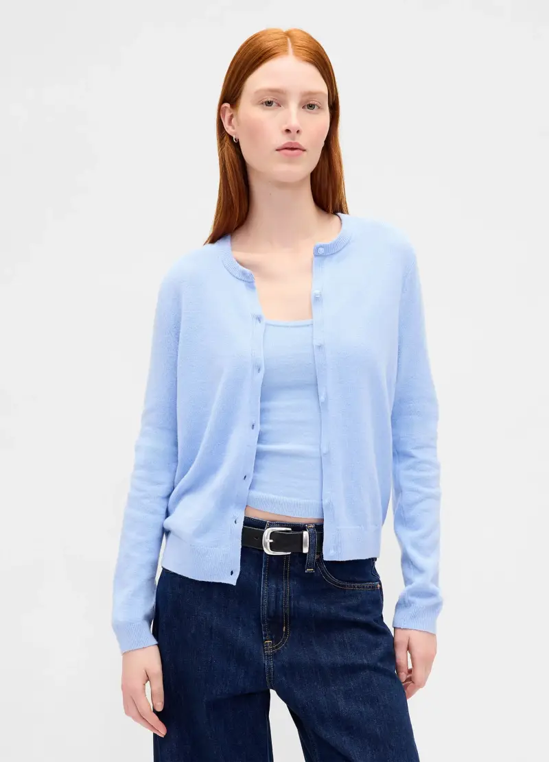 GAP Cardigan Donna Azzurro 3488916 miniatura 2