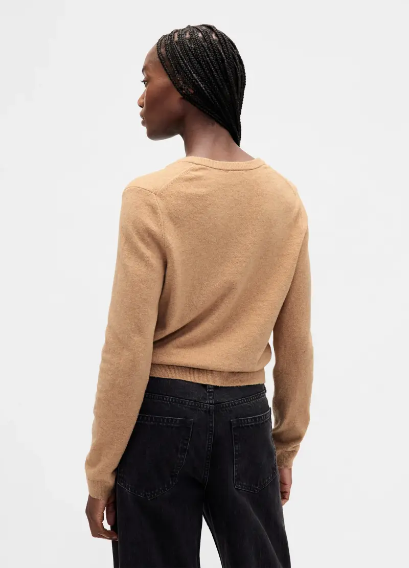 GAP Cardigan Donna Beige 3488917 miniatura 3