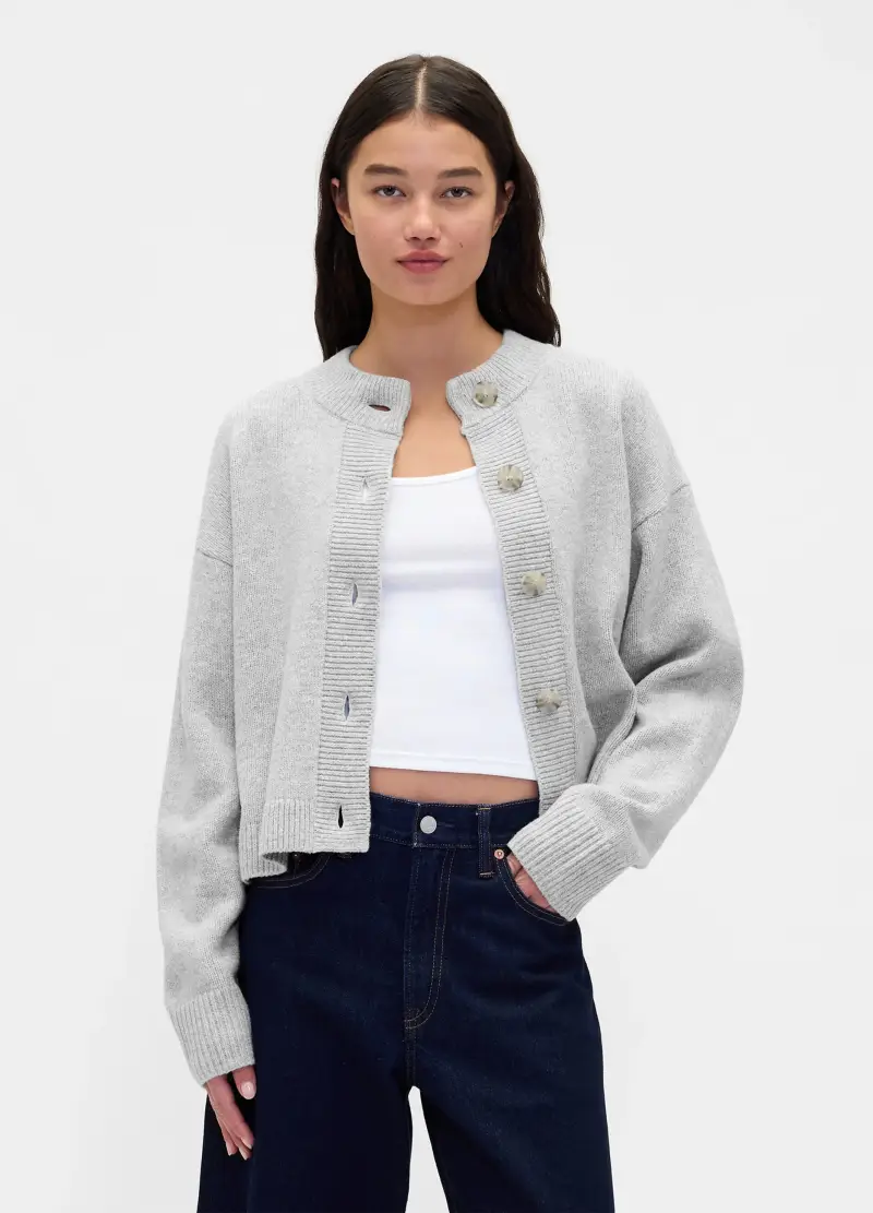 GAP Cardigan Donna Bianco 3923011