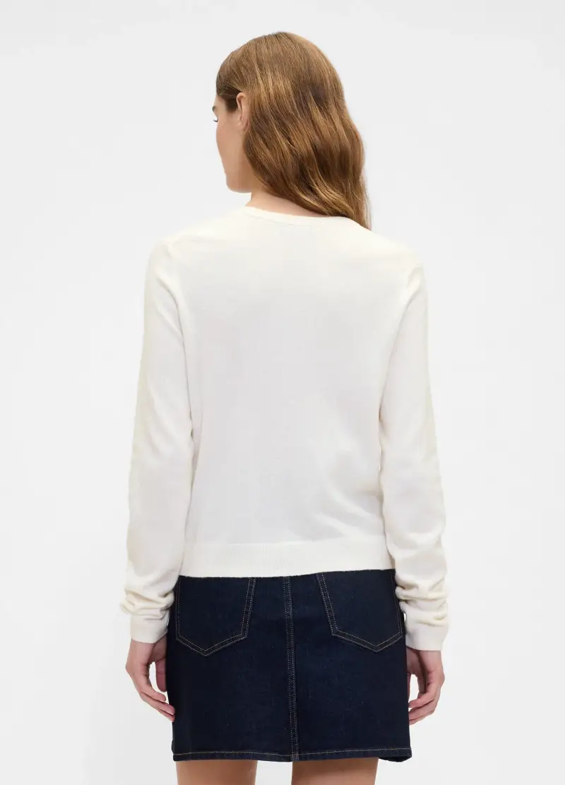 GAP Cardigan Donna Bianco 3488922 miniatura 2