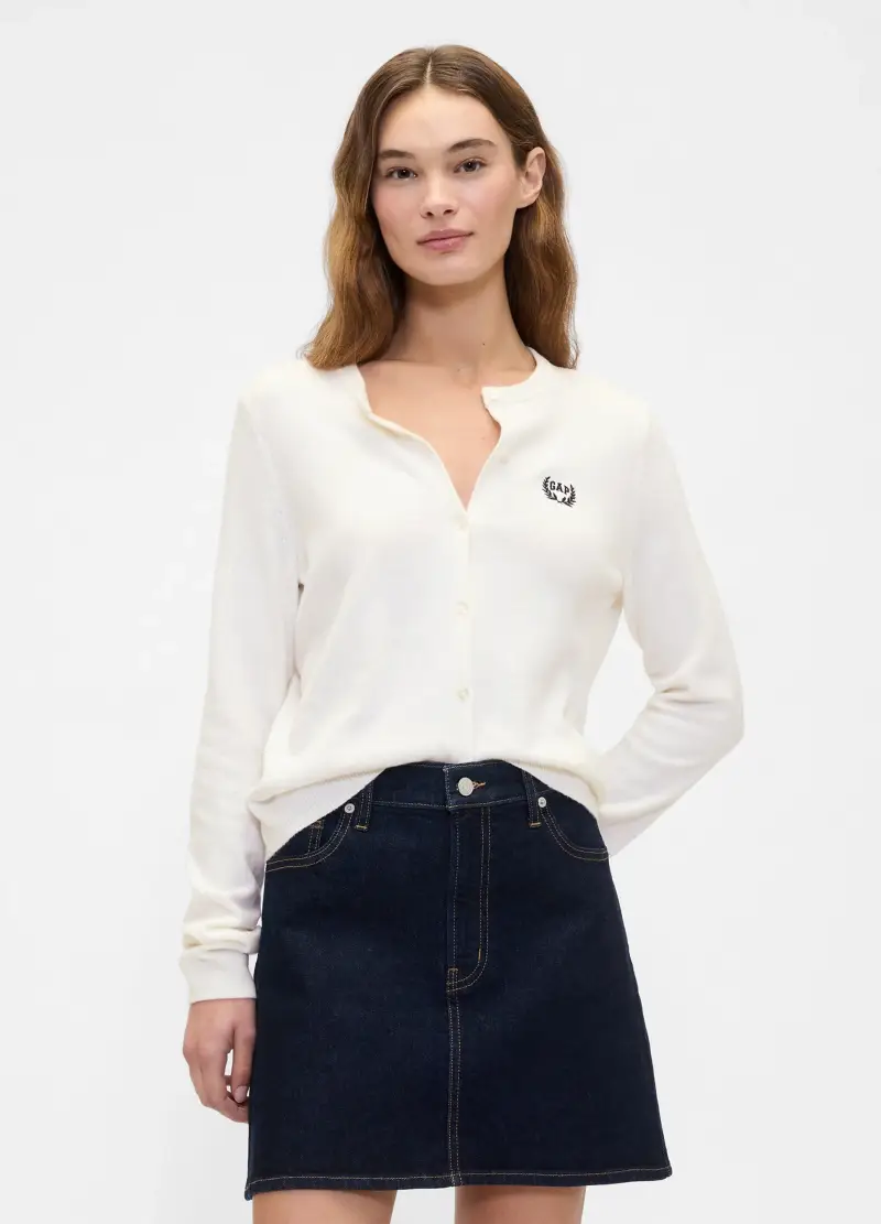 GAP Cardigan Donna Bianco 3488922