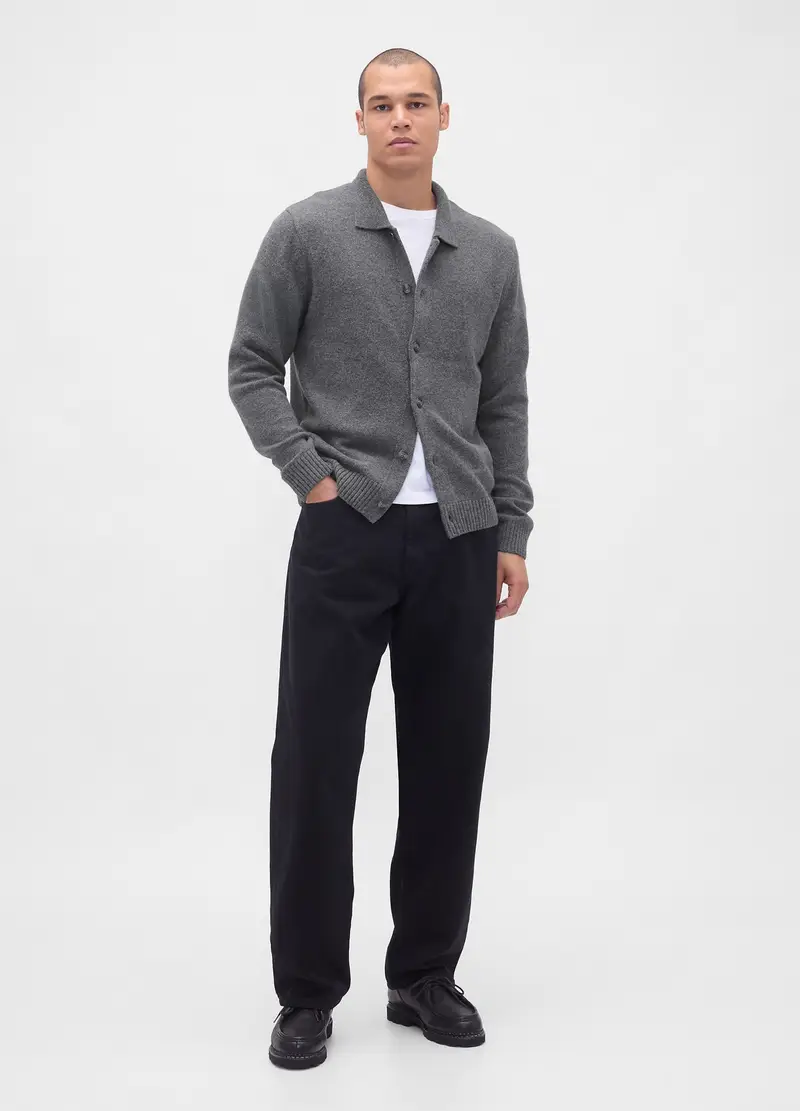 GAP Cardigan Uomo Bianco 3499131