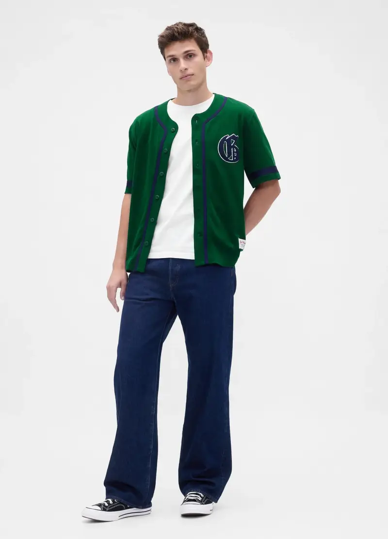 GAP Cardigan Uomo Verde 3499187 miniatura 3