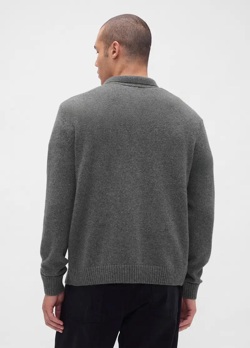 GAP Cardigan Uomo Grigio 4287646 miniatura 2