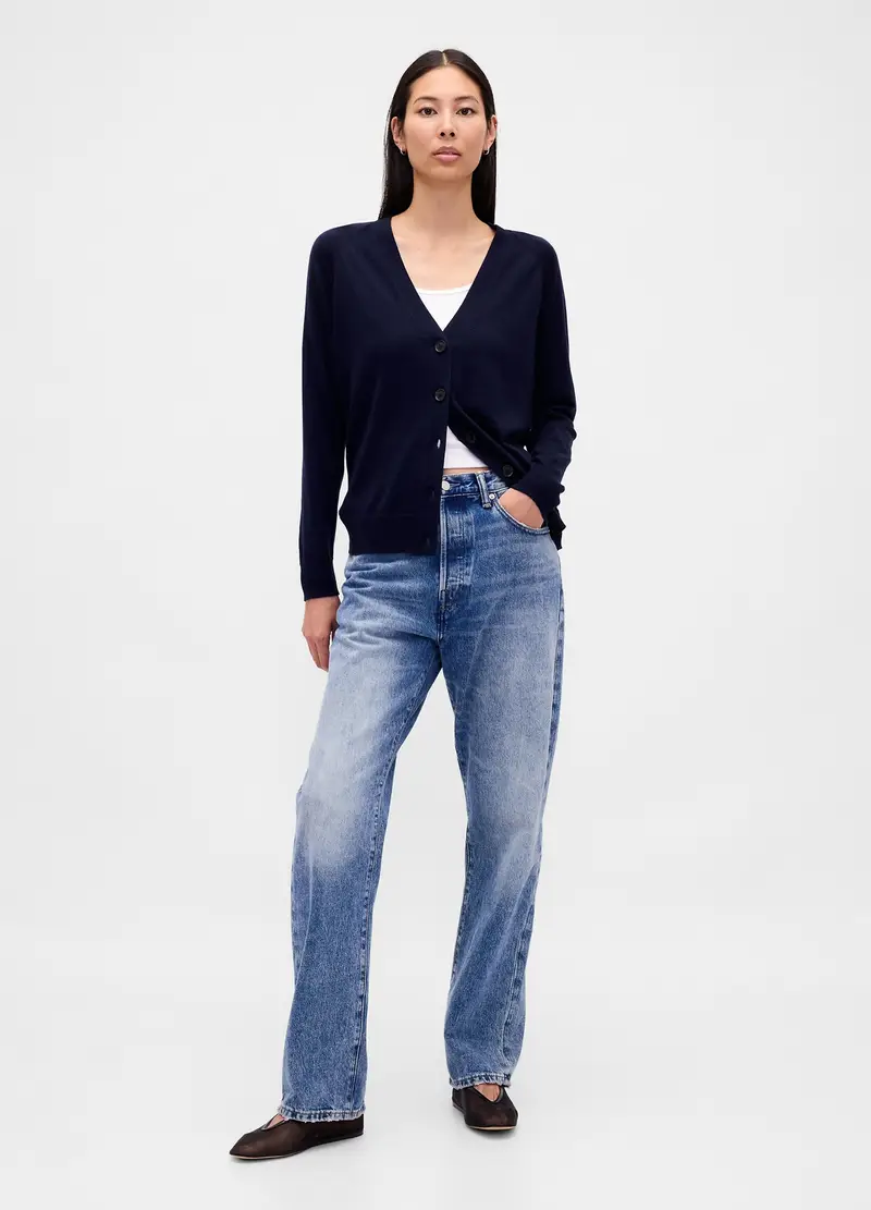 GAP Cardigan Donna Blu 3891532 miniatura 3