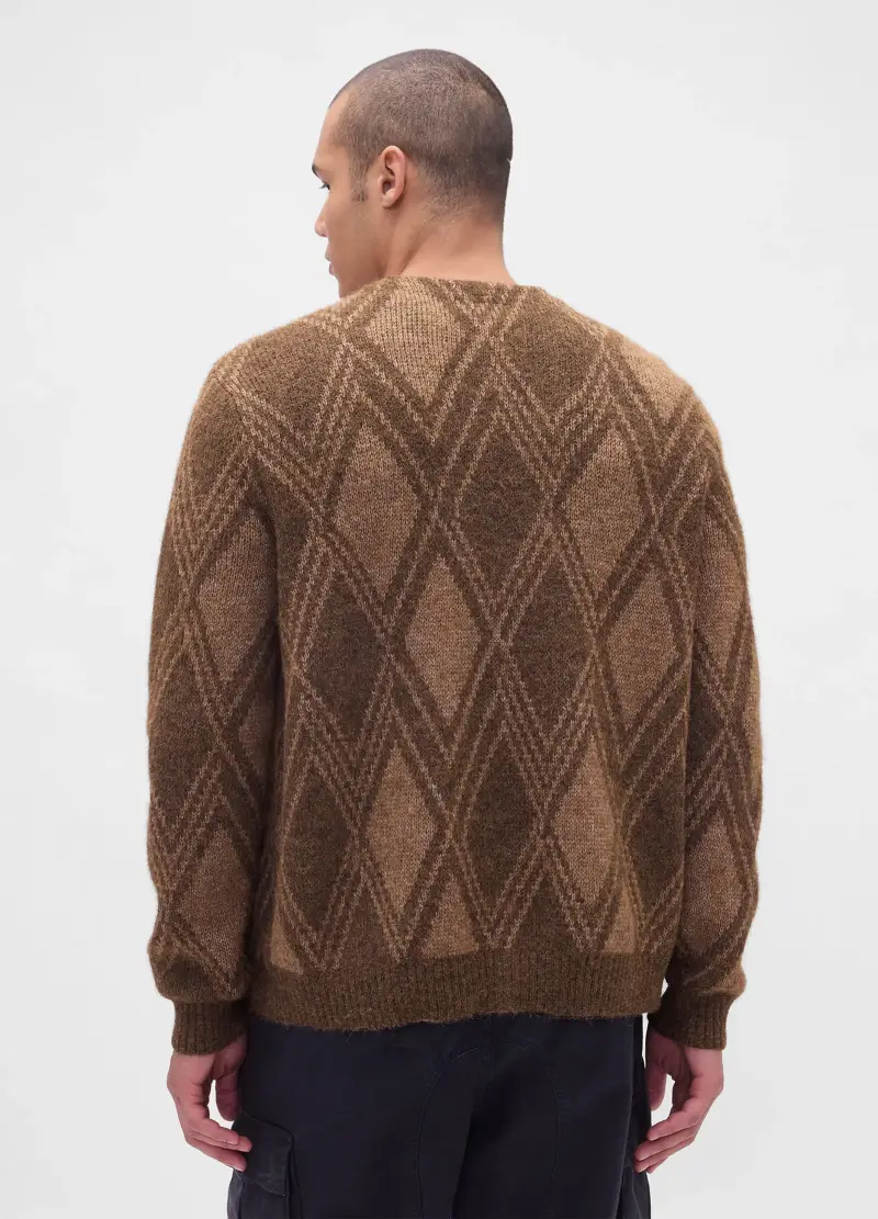 GAP Cardigan Uomo Marrone 3499112 miniatura 3