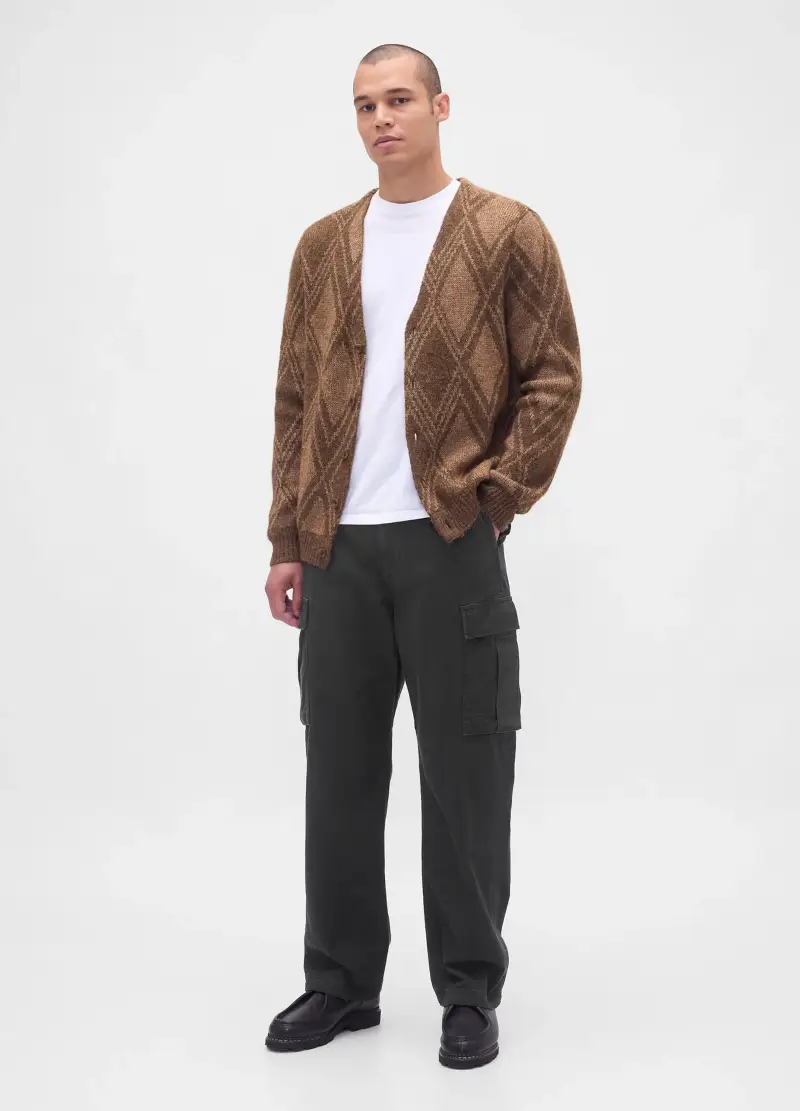 GAP Cardigan Uomo Marrone 3499112