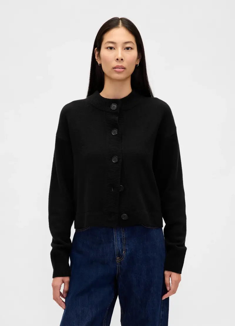 GAP Cardigan Donna Nero 3727829