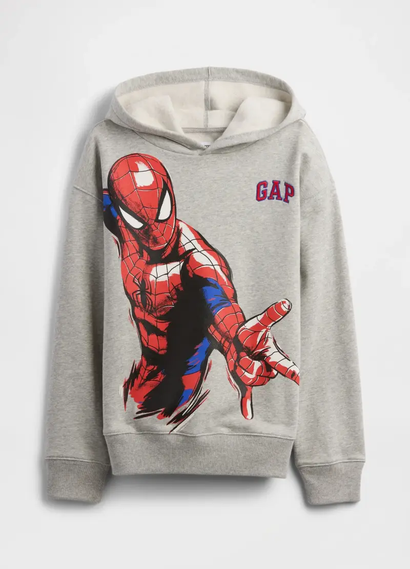 Felpa con cappuccio Disney Spider-Man, Bambino, Grigio cemento