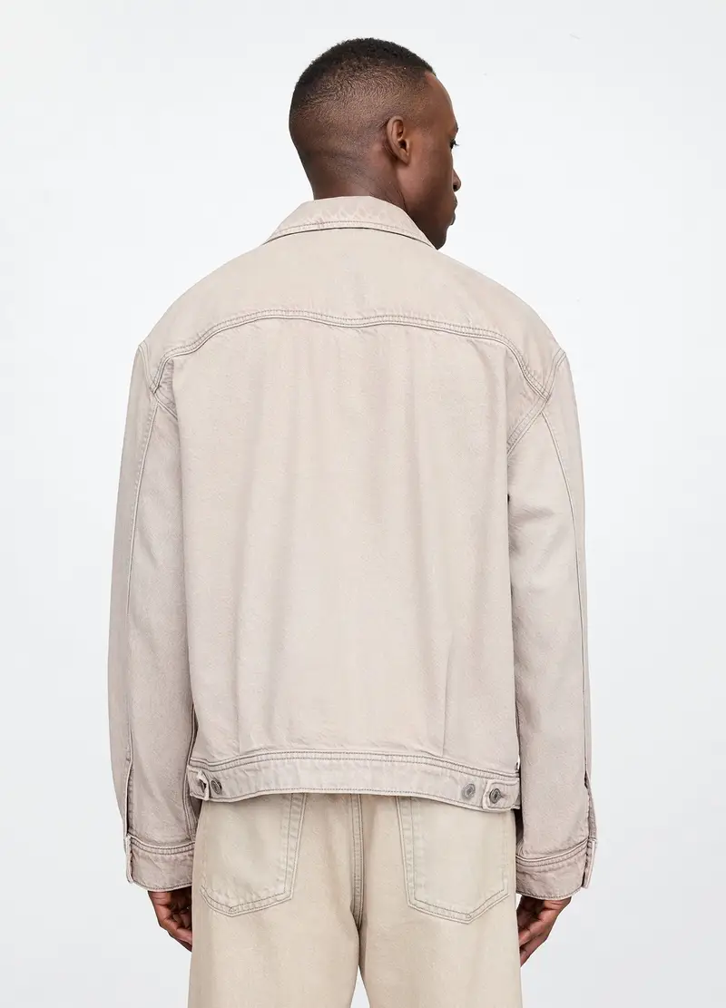 GAP, Giacca Denim Beige Gap, Uomo, Beige, Taglia: XS miniatura 2