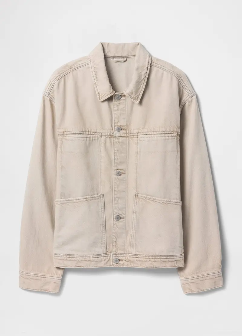 GAP, Giacca Denim Beige Gap, Uomo, Beige, Taglia: XS miniatura 3