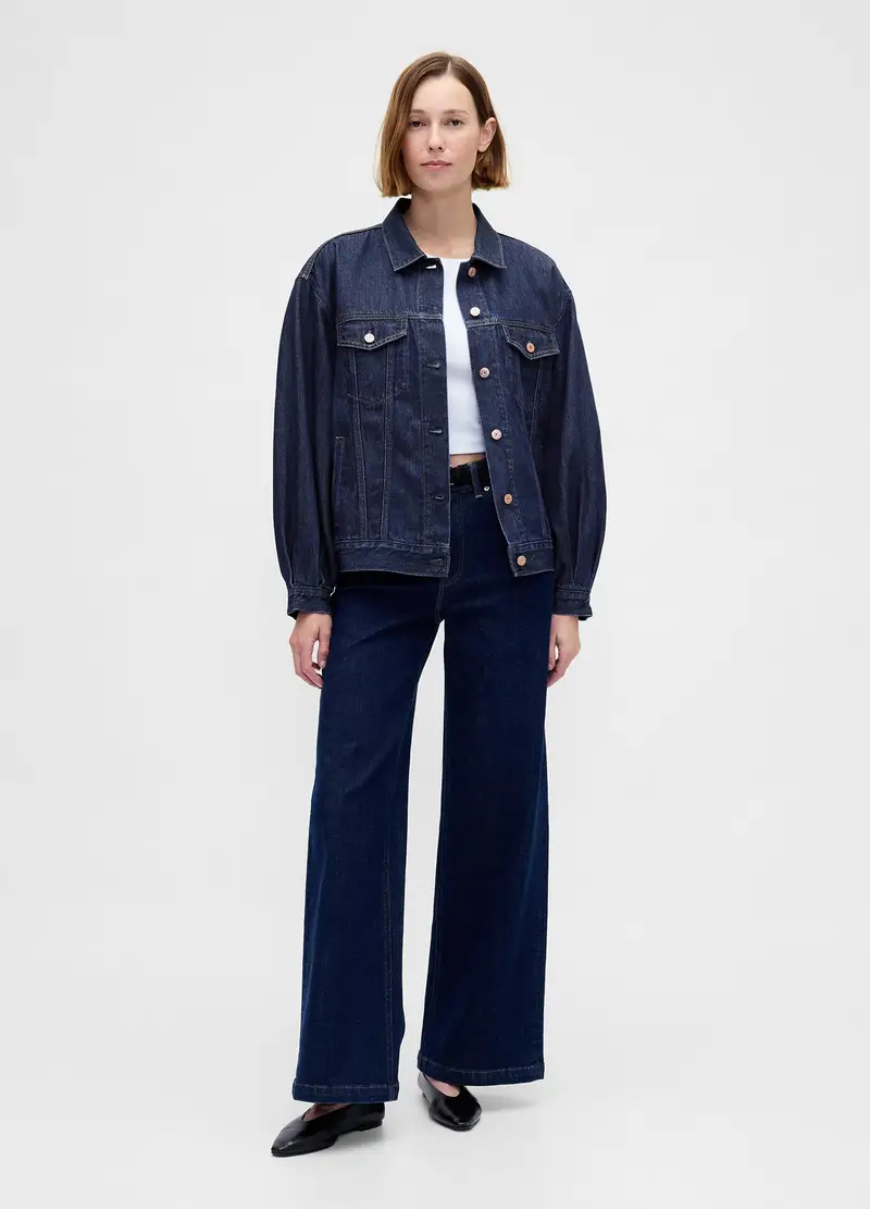 Giacca Denim, Donna, Denim miniatura 3