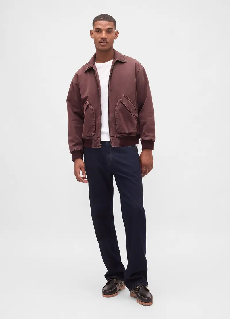 Gap Giacca Uomo Cotone Rosso miniatura 3