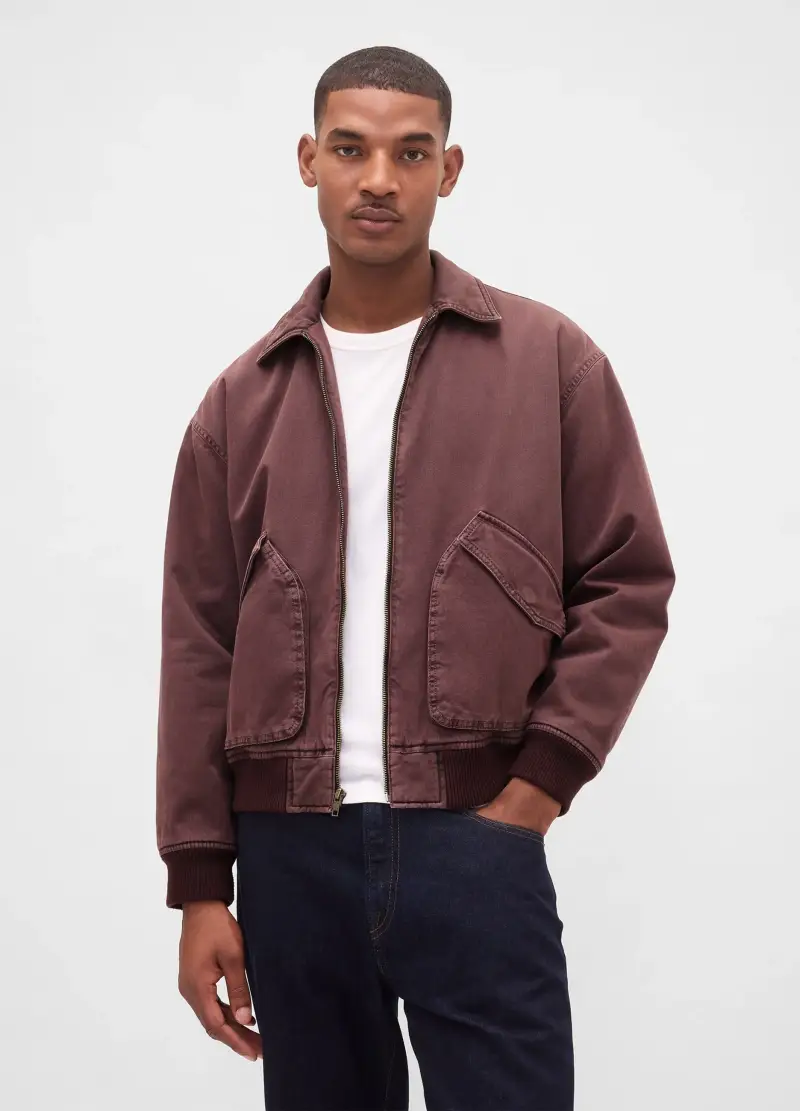 Gap Giacca Uomo Cotone Rosso