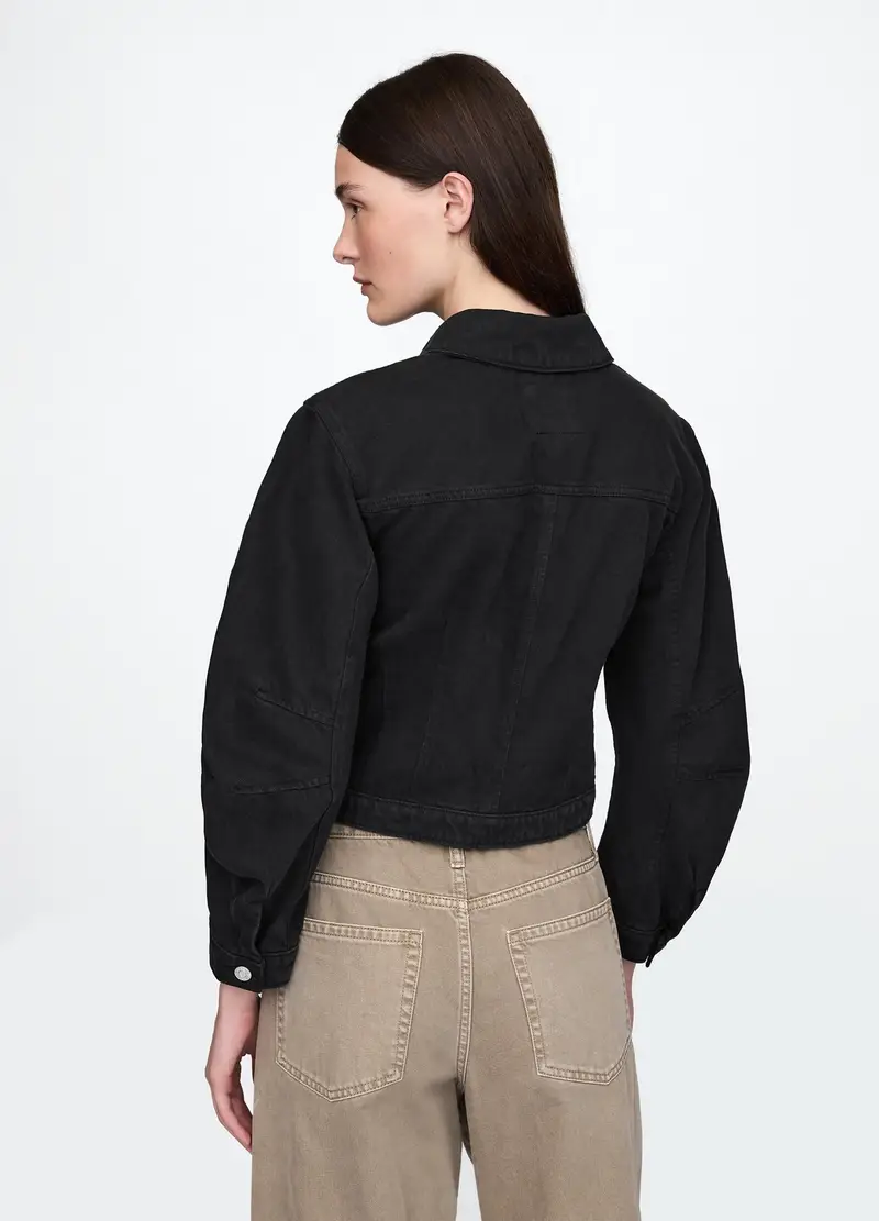 GAP, Giacca In Denim, Donna, Nero, Taglia: XS miniatura 2