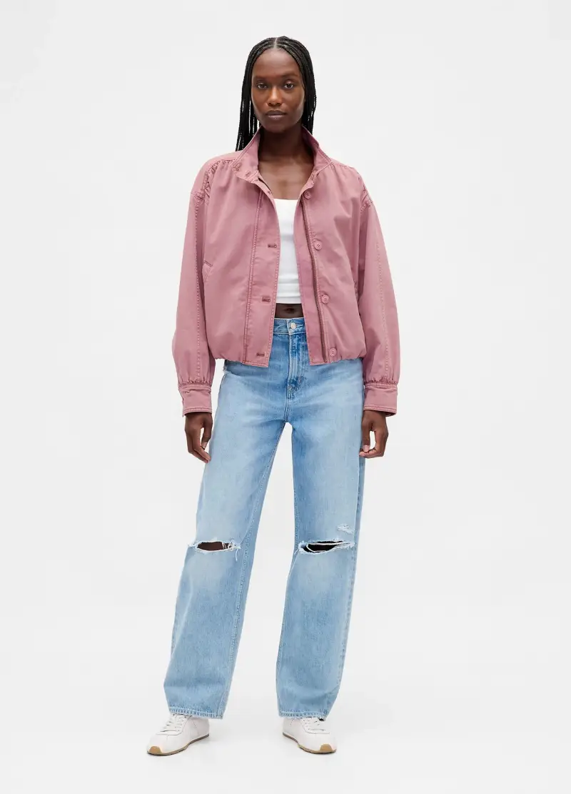 Giacca Rosa In Cotone Snella, Donna, Rosa miniatura 3