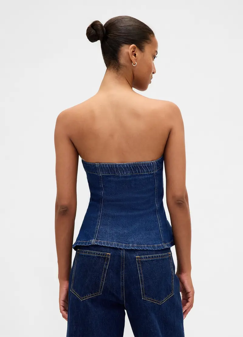 GAP Gilet Donna Denim 3488885 miniatura 2