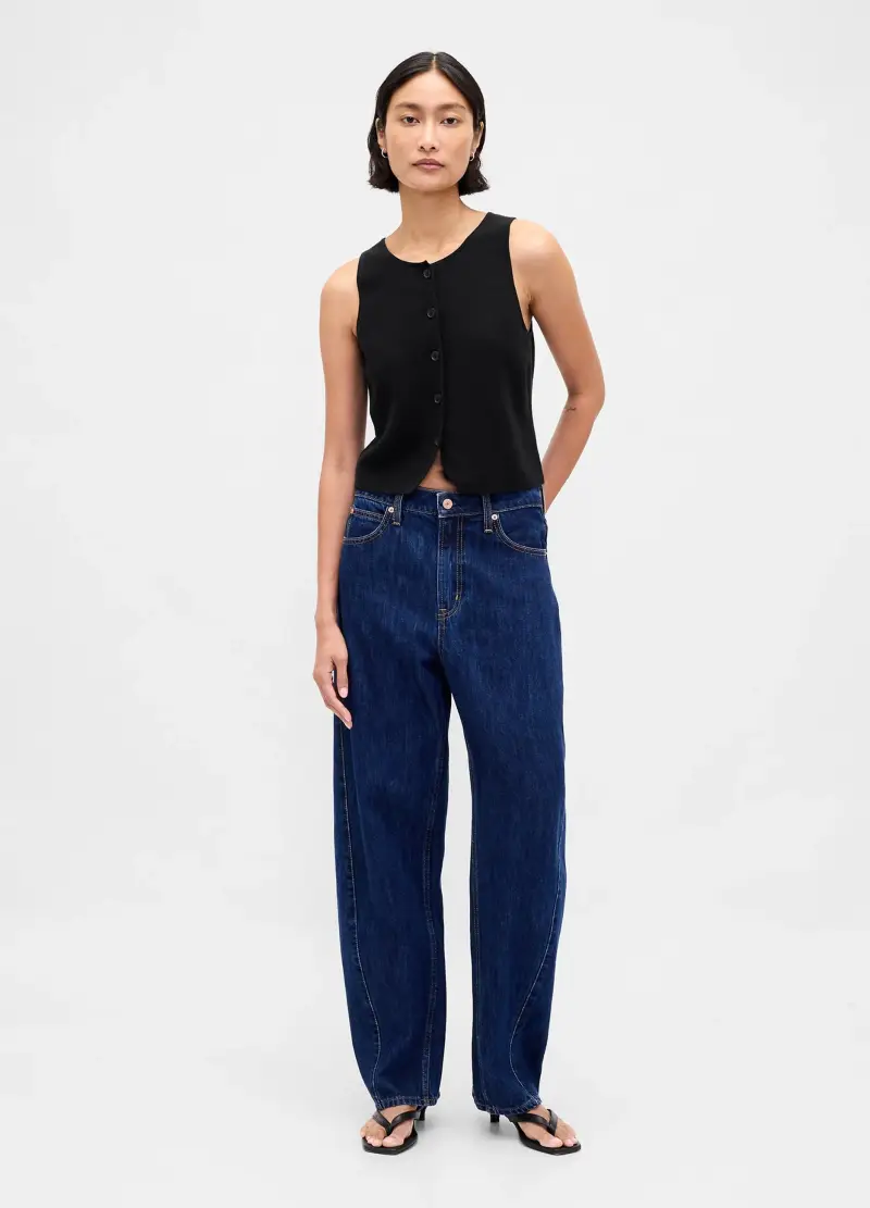 GAP Gilet Donna Nero 3488947 miniatura 2