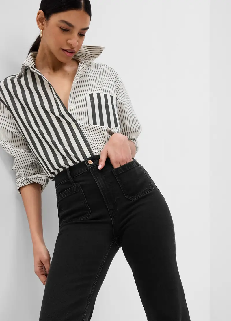 GAP Jeans Donna Nero 4330831 miniatura 3