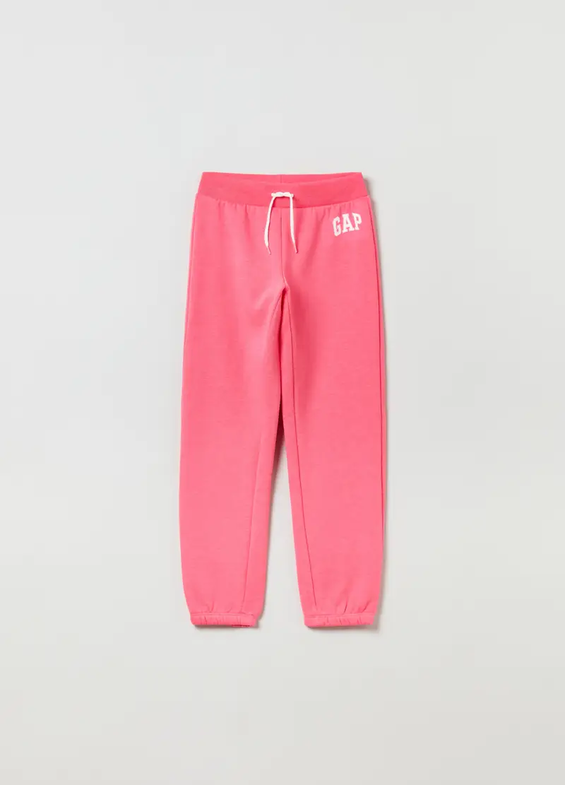 GAP - Joggers in felpa con stampa logo, Bambina, Rosa, Taglia XL/145-152