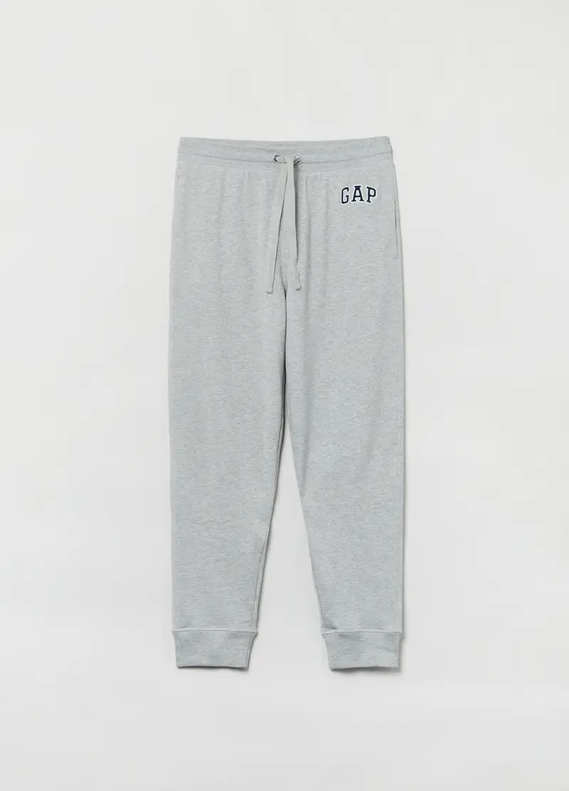GAP, Joggers In French Terry Con Ricamo Logo, Uomo, Grigio, Taglia: XS