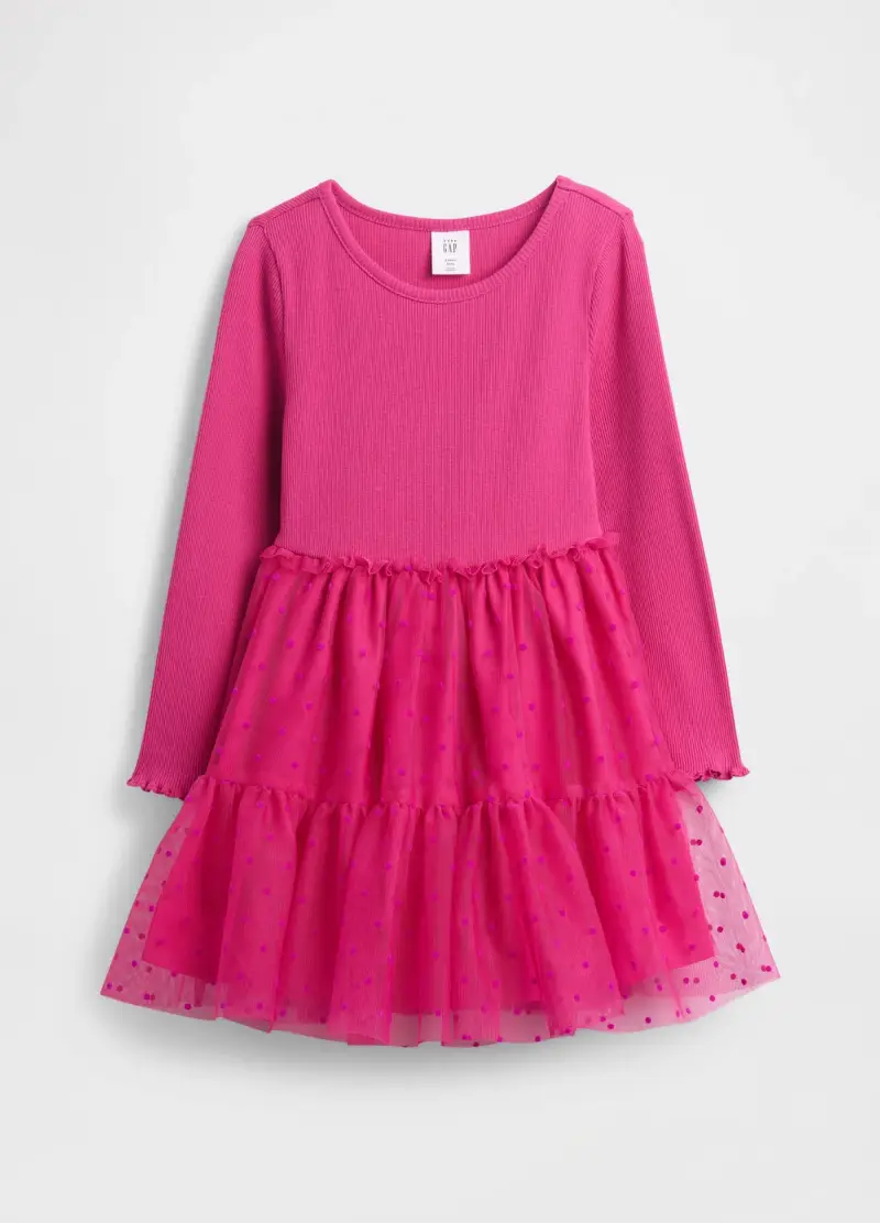 Abito Con Gonna In Tulle, Unisex, Rosa miniatura 2