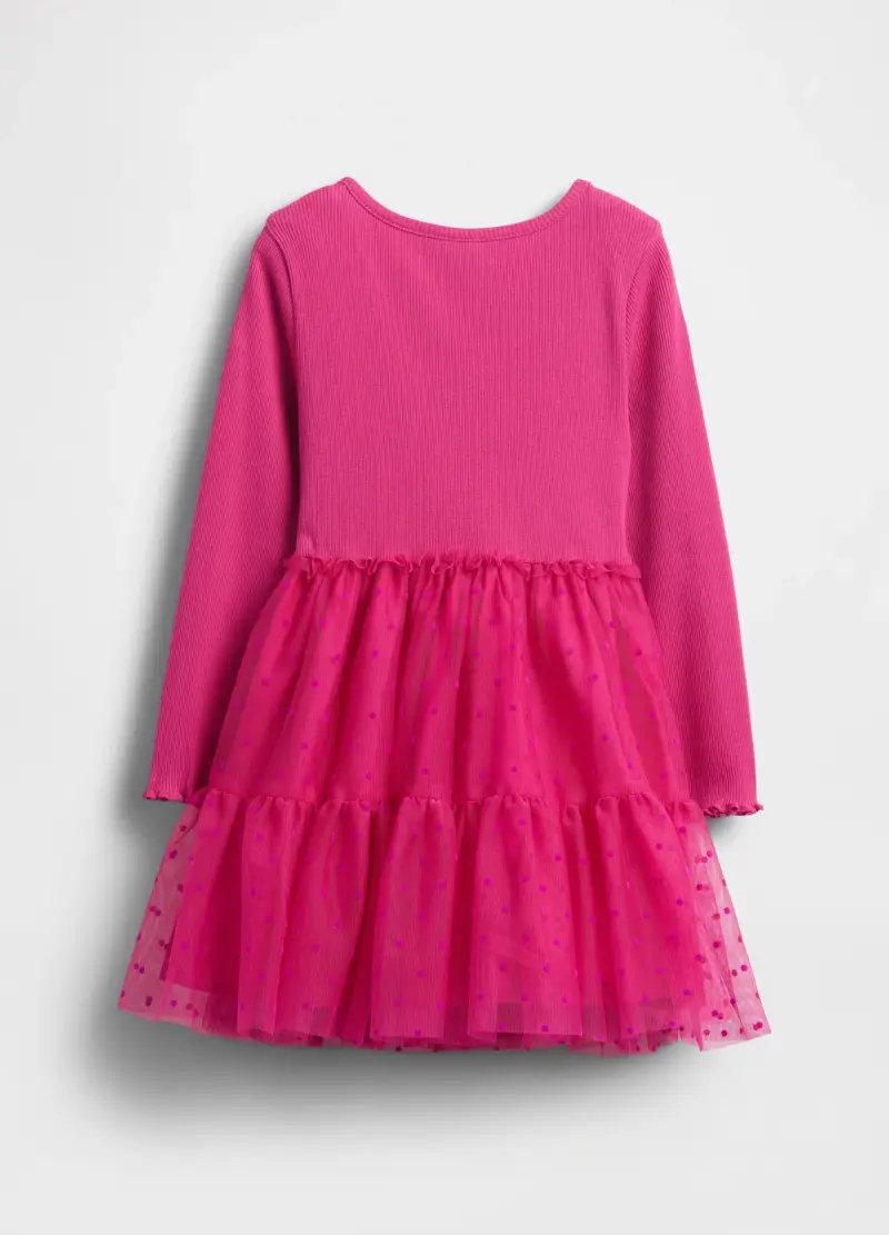 Abito Con Gonna In Tulle, Unisex, Rosa miniatura 3