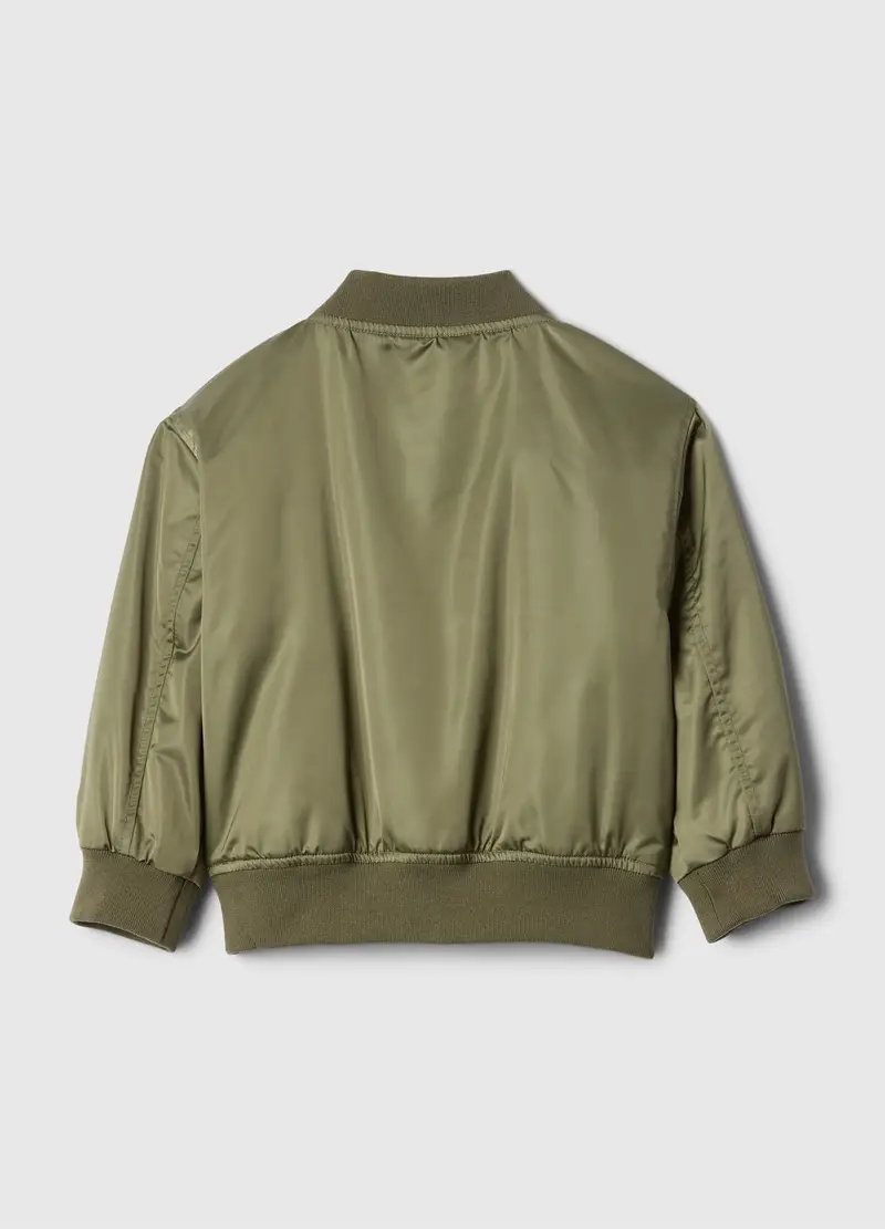 Gap Kids Bomber Imbottito Verde con Ricamo Orsetto Unisex miniatura 2